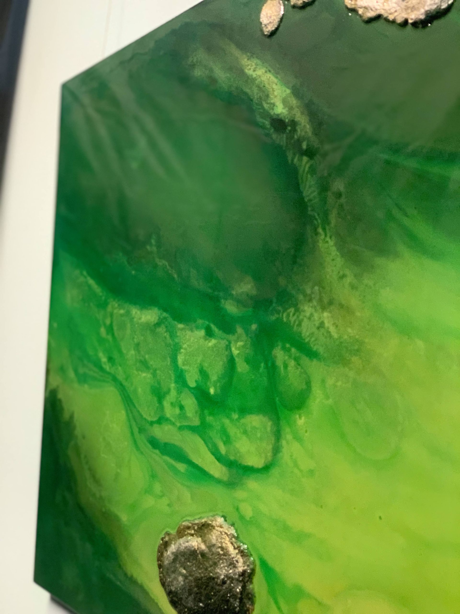 Resin Green Wall Art Petra Meikle8