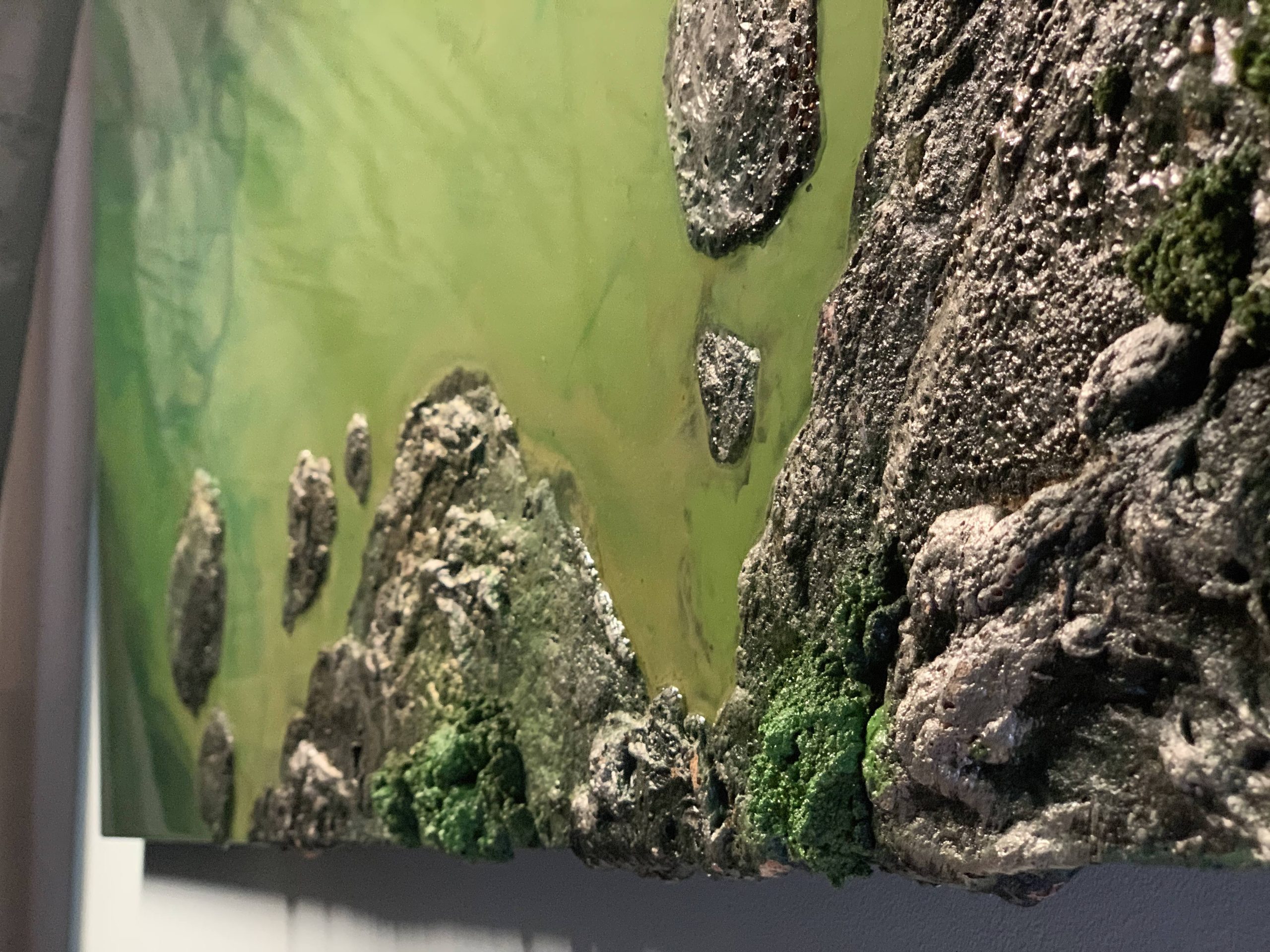 Resin Green Wall Art Petra Meikle9