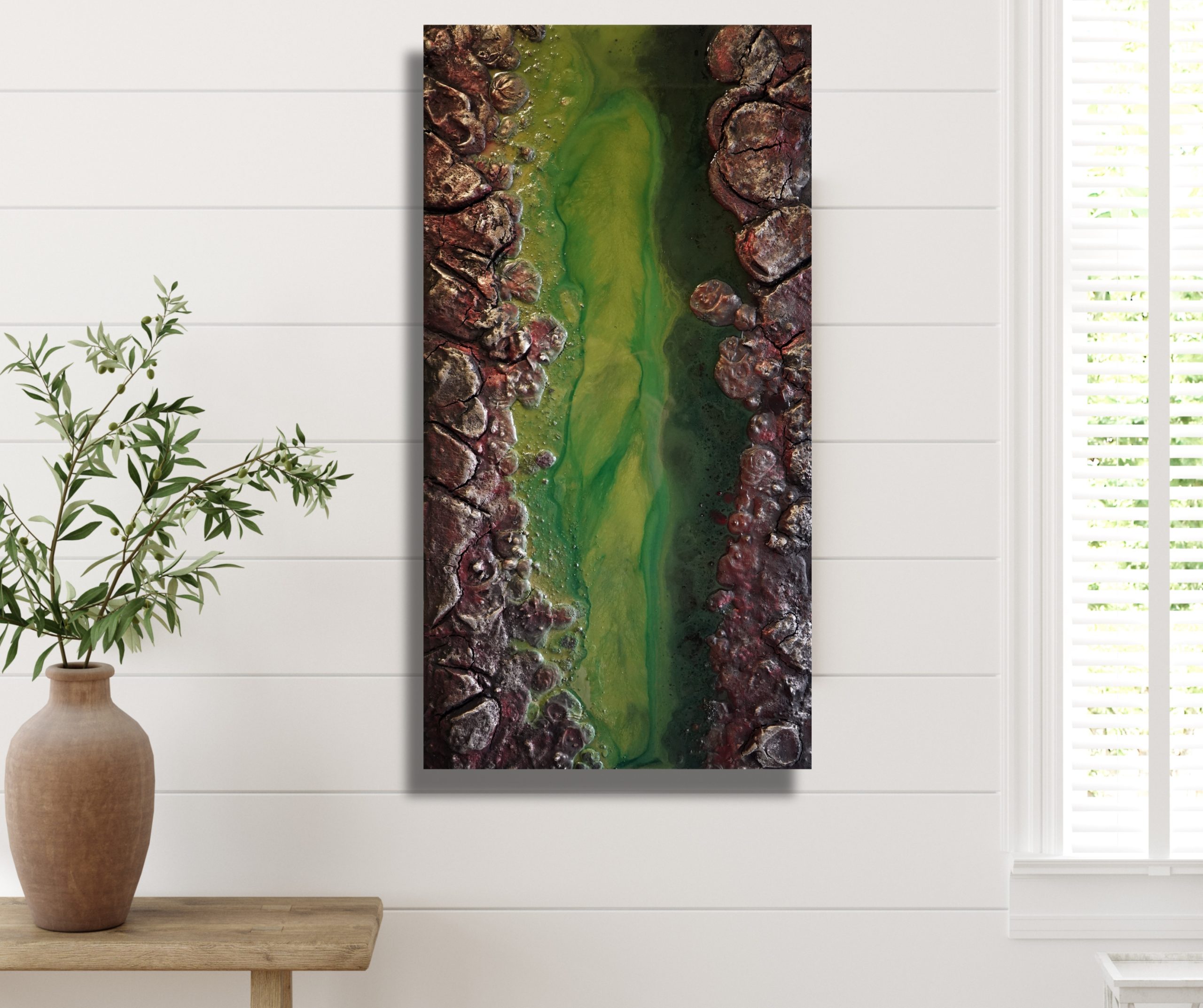 Resin Green Wall Art Petra Meikle8
