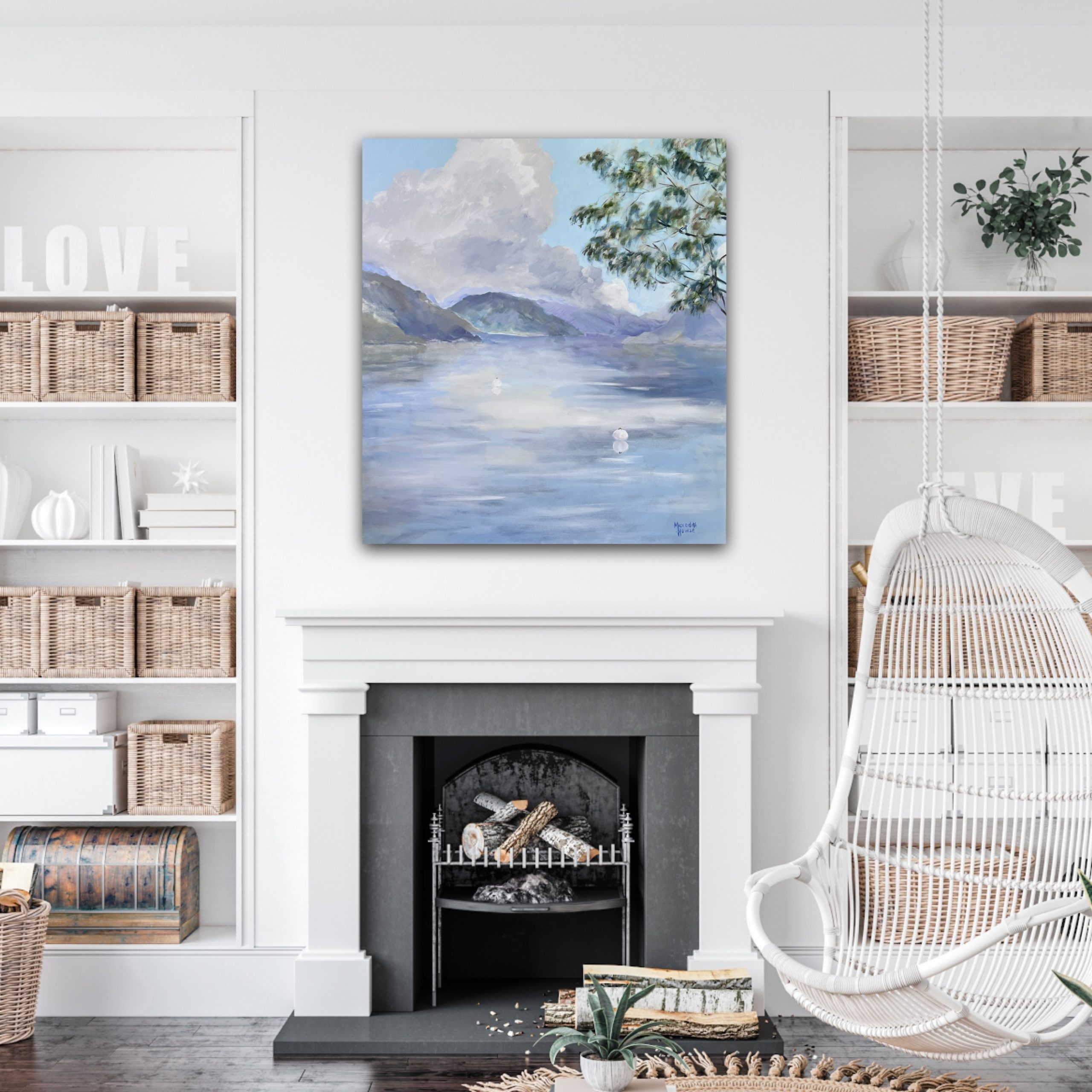 Lake Ambiance By M Howse Wall View