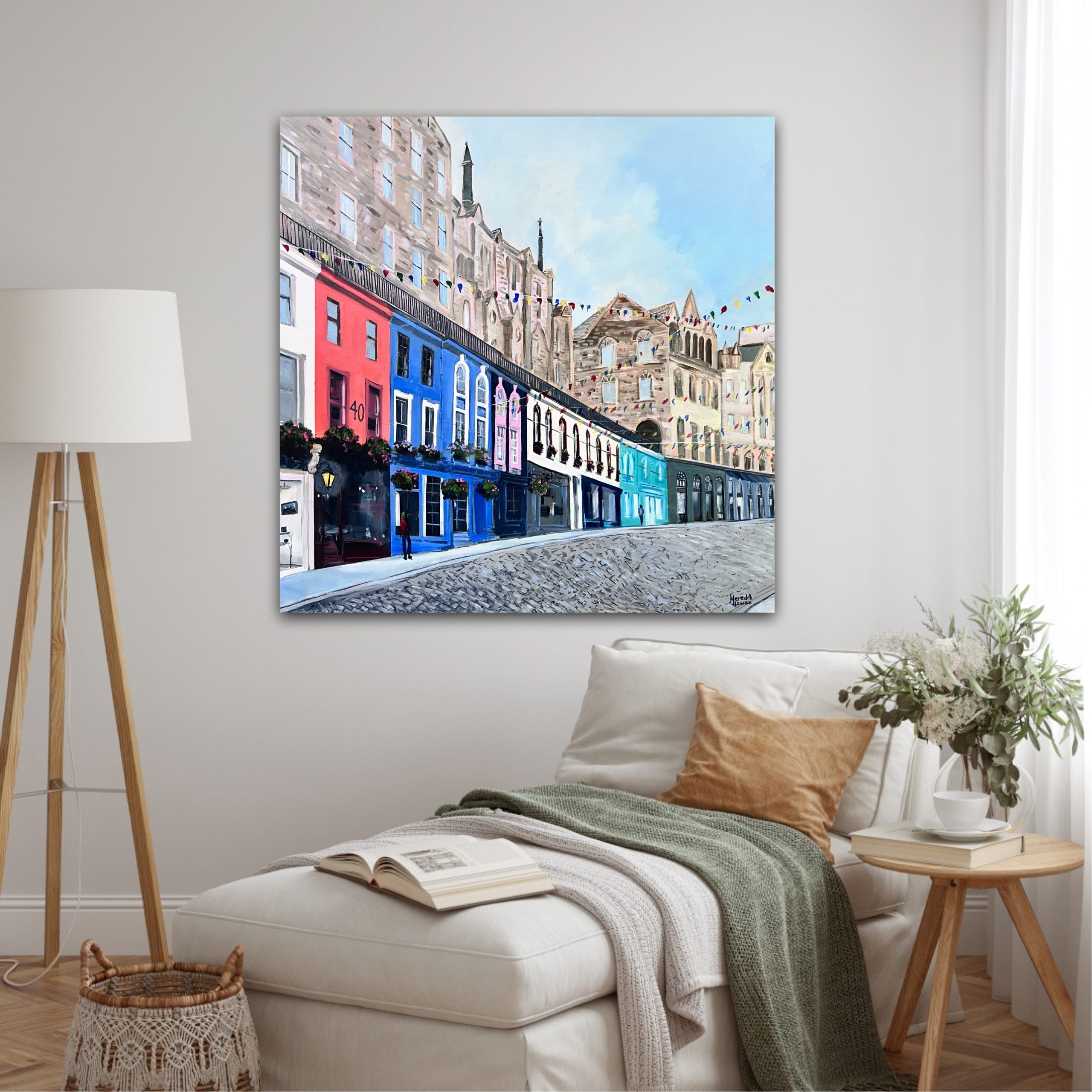 Victoria Street Edinburgh By Meredith Howse Wall View