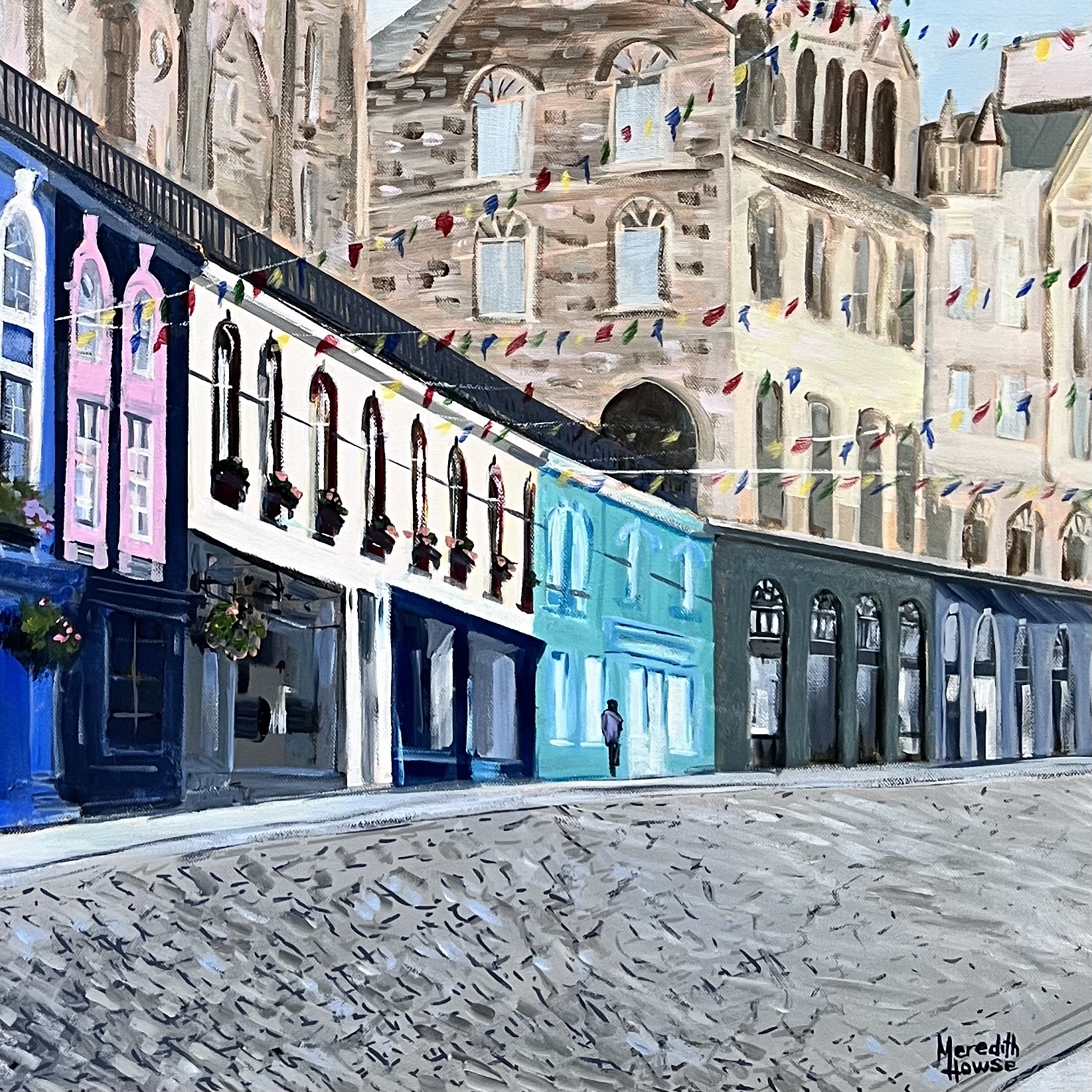 Victoria Street Edinburgh By Meredith Howse Close Up