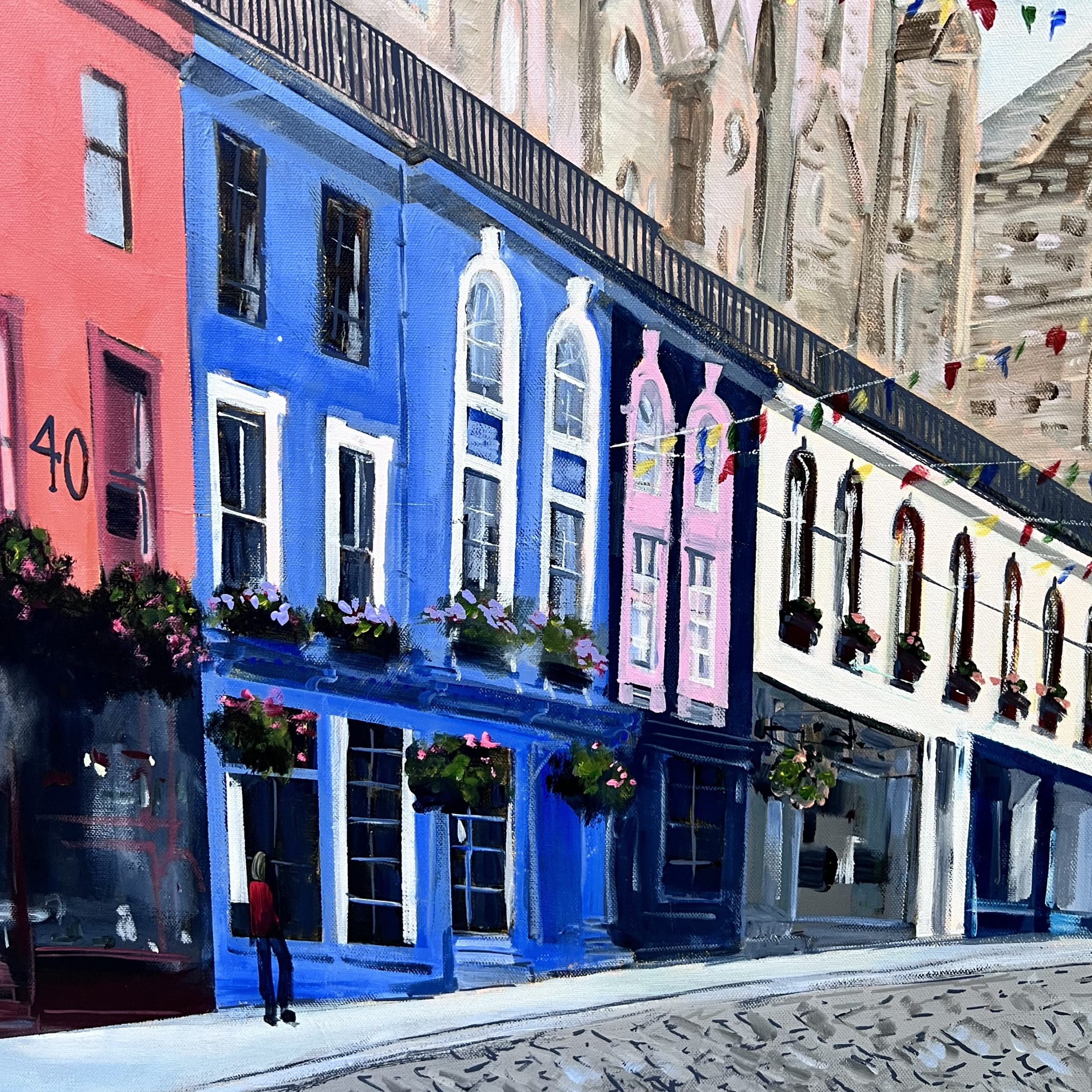 Victoria Street Edinburgh Close Up