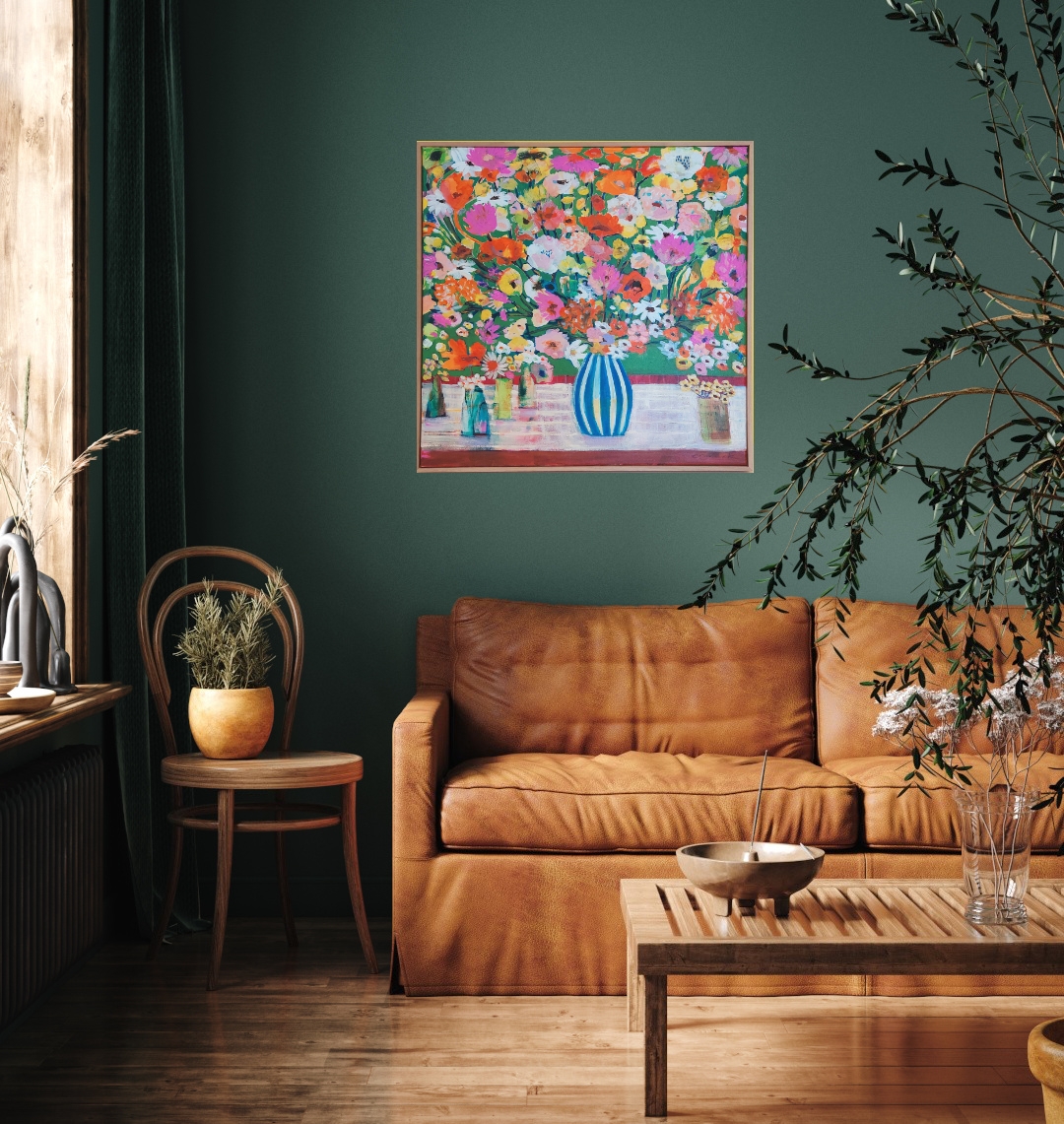 Start The Day With Colour In Living Room