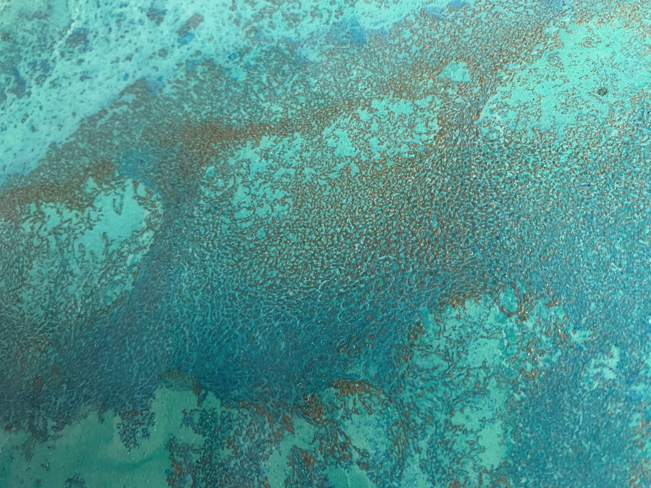 Resin Beach Art With Waves By Petra Meikle6