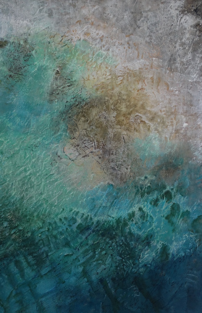 Patriciawalsh Wategos At Byron 2 Mixed Media On Canvas H91xw61xd3.5cm Dsc00356