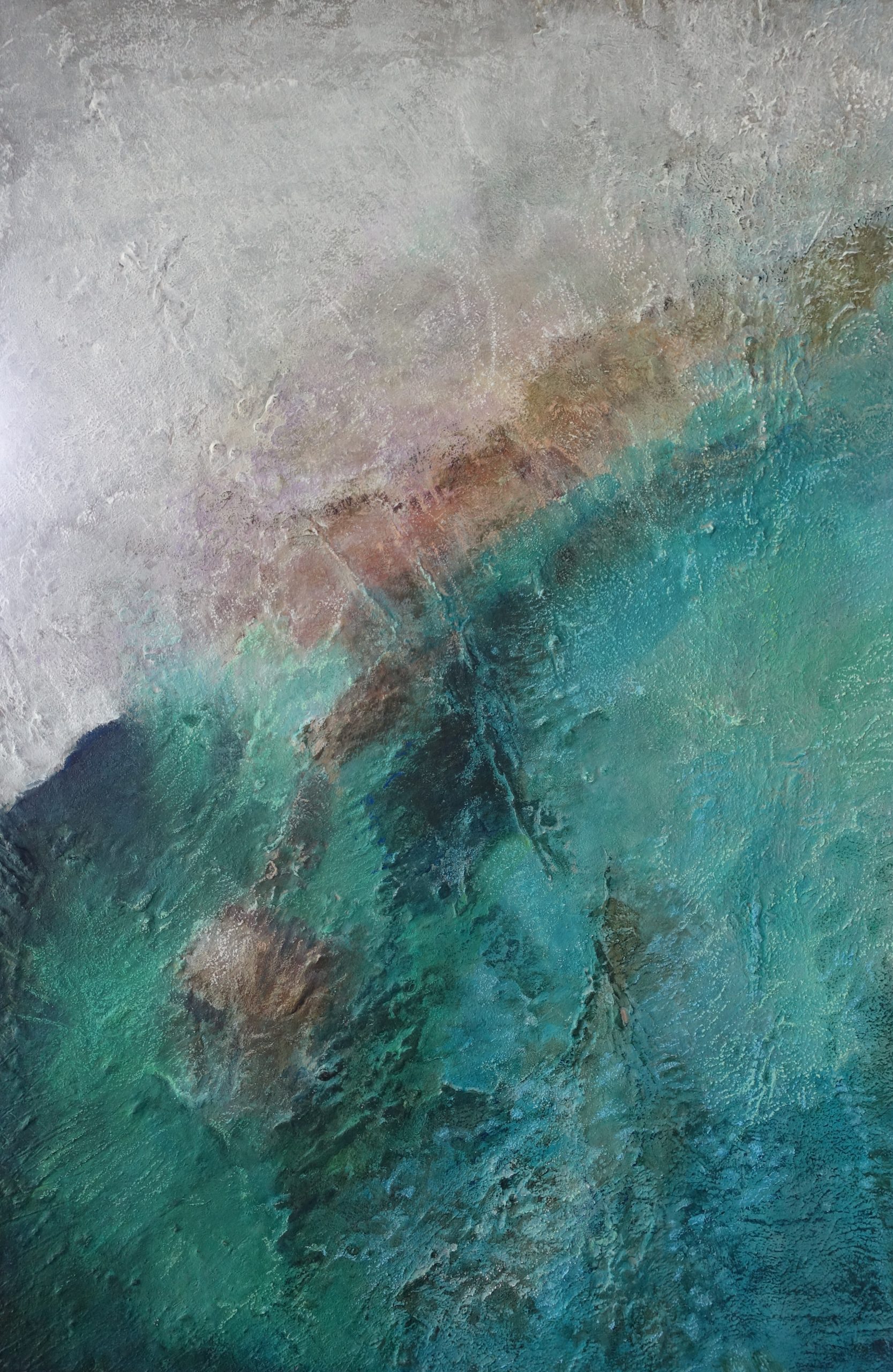 Patriciawalshstudio Wategos At Byron 1 Mixed Media On Canvas H91xw61xd3.5cm Dsc00352