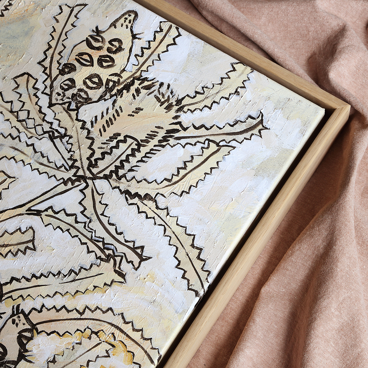 Lr 034 Banksia Serrata Still V Smith & Brooks Banksia Coastal Art Made In Brisbane