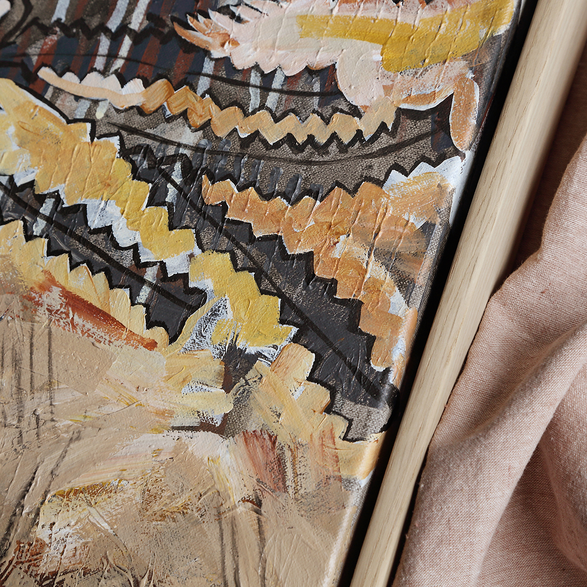 Lr 036 Banksia Serrata Still V Smith & Brooks Banksia Coastal Art Made In Brisbane