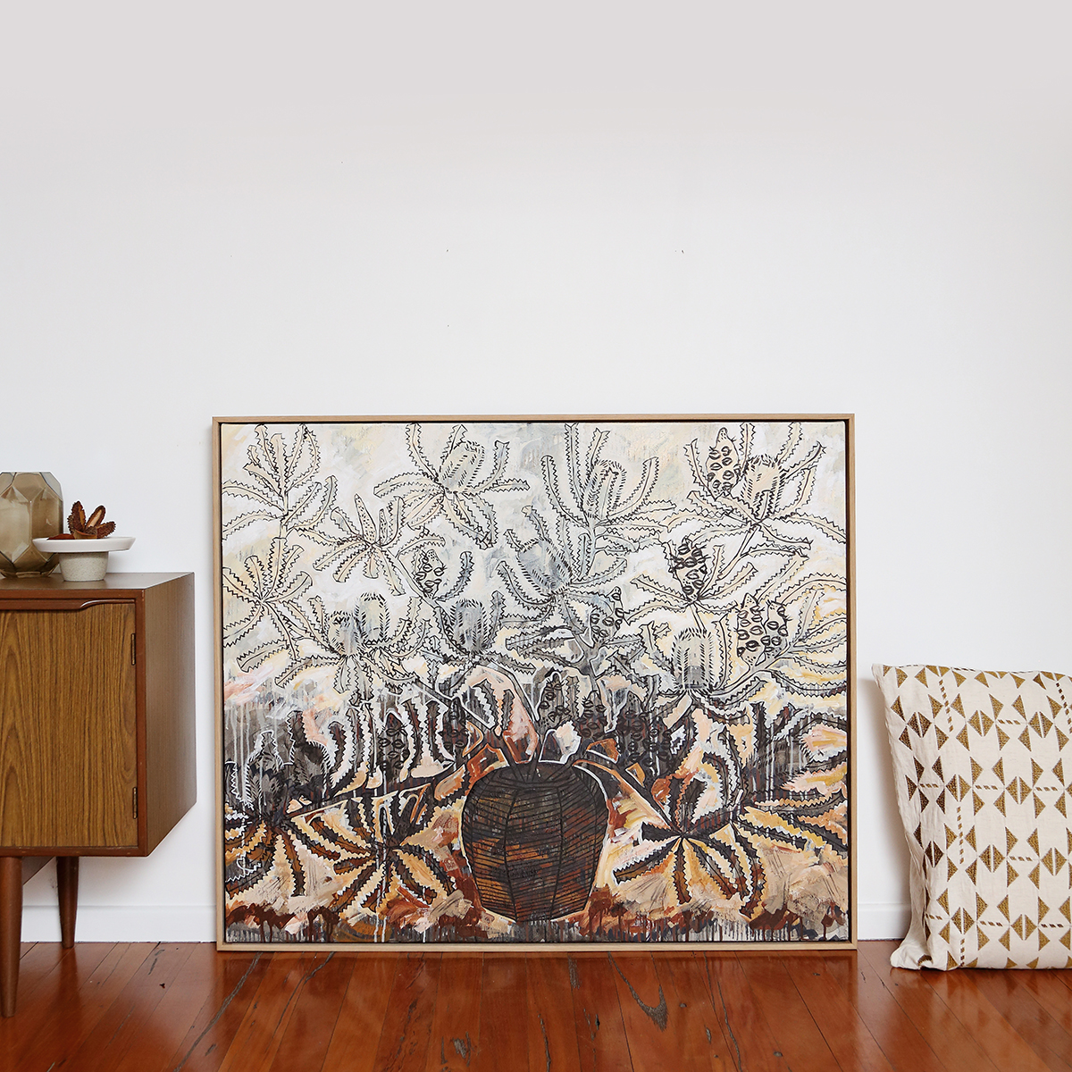 Lr 103 Banksia Serrata Still V Smith & Brooks Banksia Coastal Art Made In Brisbane