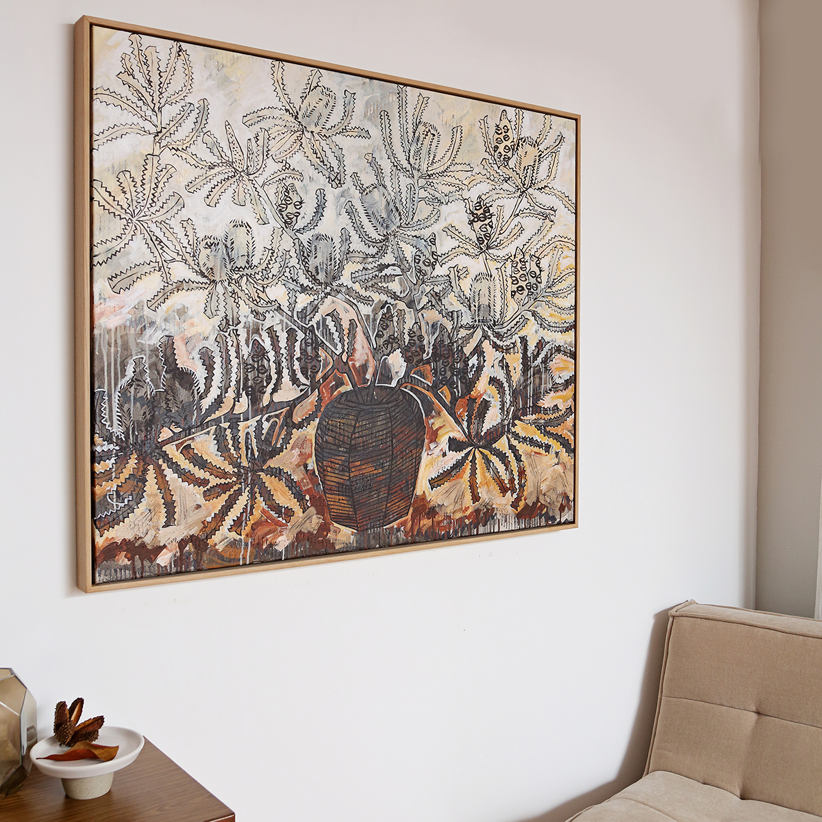 Lr 104 Banksia Serrata Still V Smith & Brooks Banksia Coastal Art Made In Brisbane