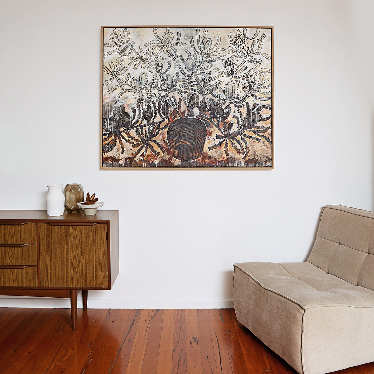 Lr 105 Banksia Serrata Still V Smith & Brooks Banksia Coastal Art Made In Brisbane