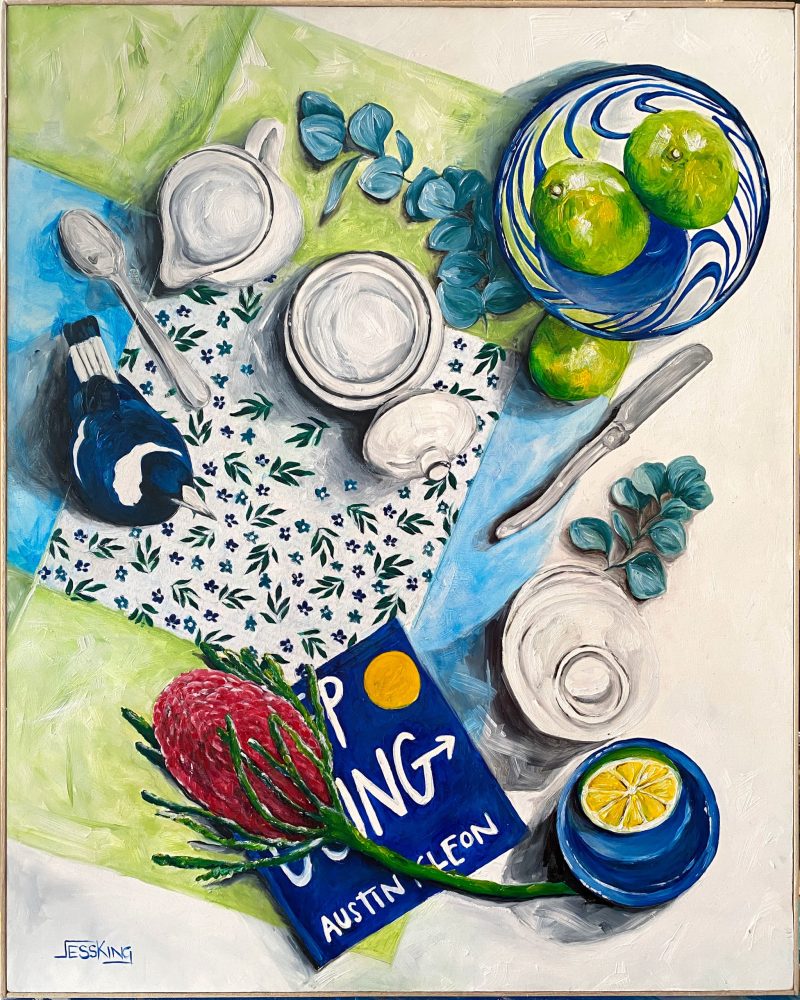 Saturday morning tea time with Magie Magpie