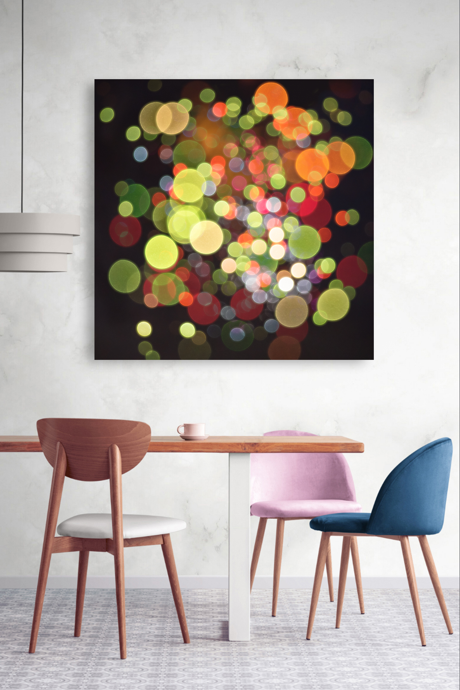 Translucence 3chairstable Bruce Peebles Artist