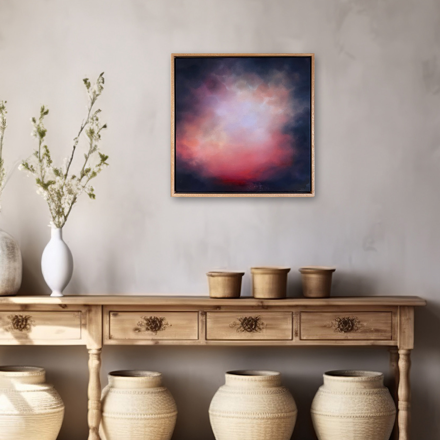 A Room For Dreamers With French Side Table