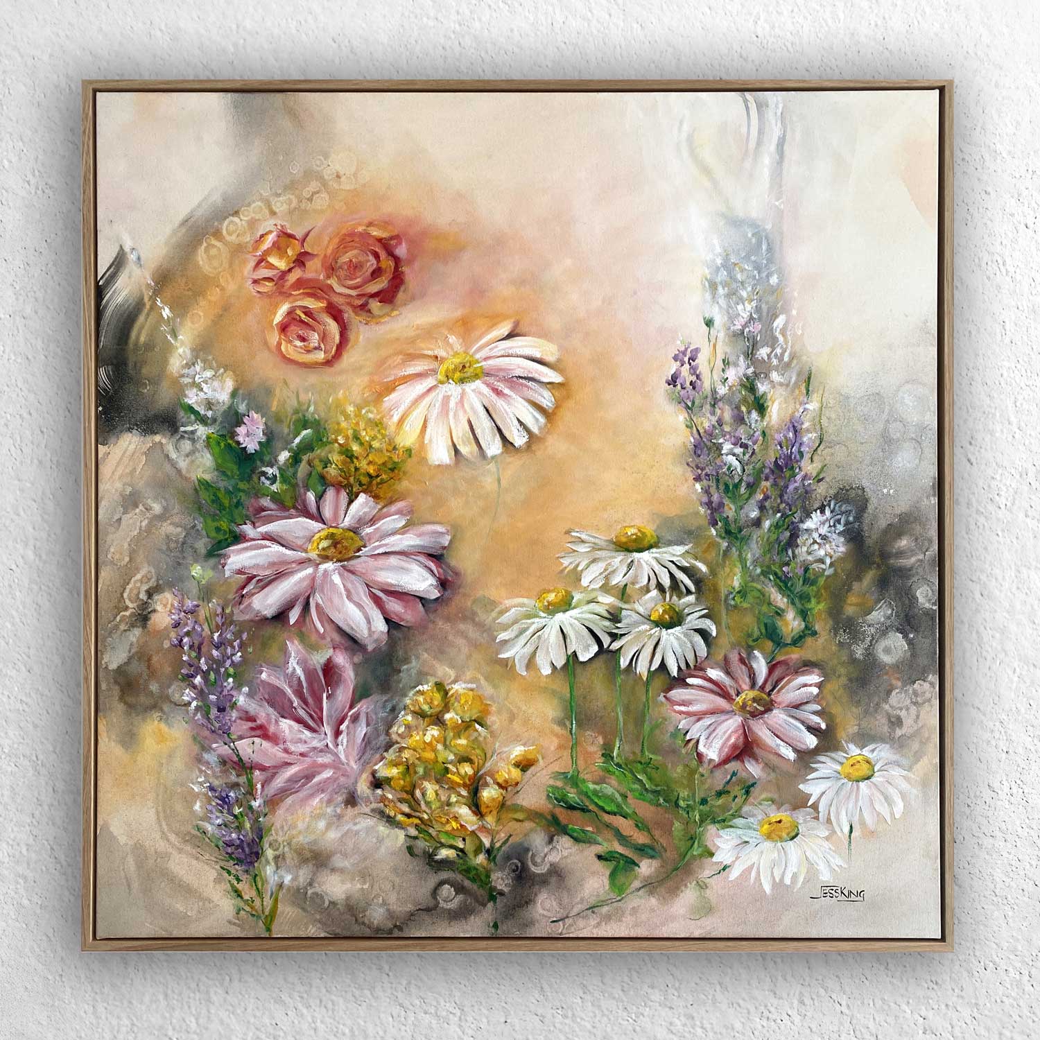 Daisy Delightful Garden Jess King Wall