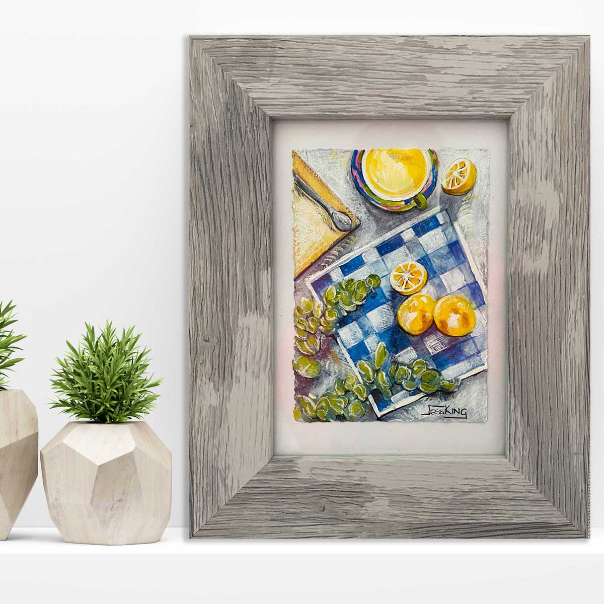 Tiny Treasure Lemon Checker Close Up Web Insitu