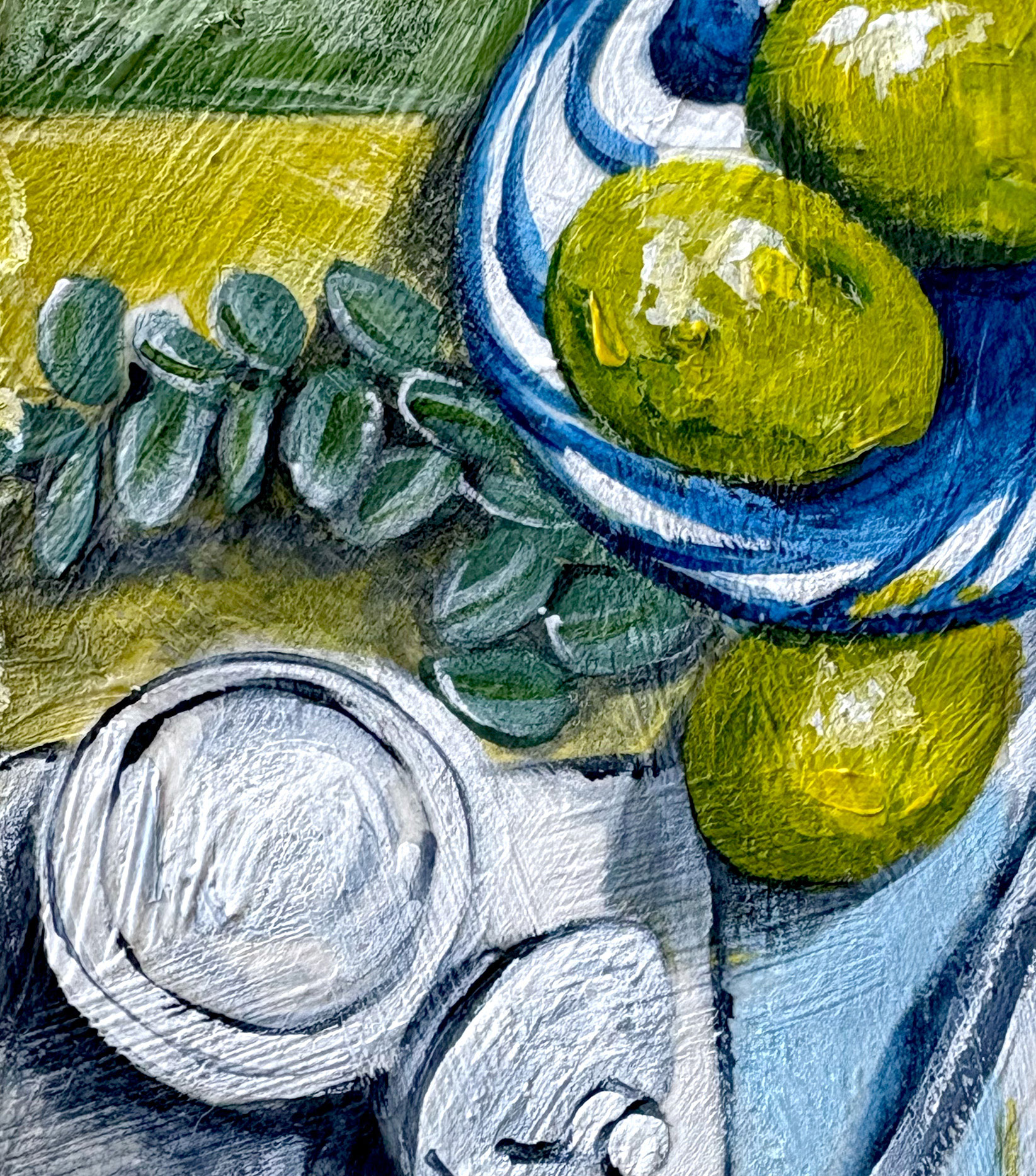 Tiny Treasure Lime Swirl Still Life Close Up Jess King Zoom