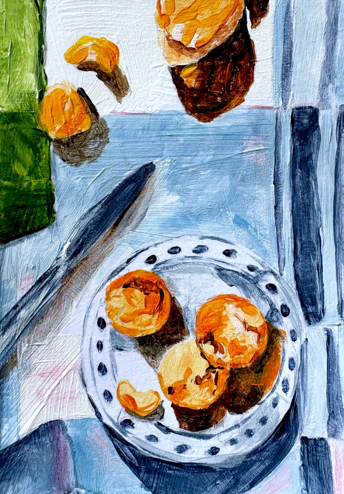 Tiny Treasure Orange Still Life Close Up Web