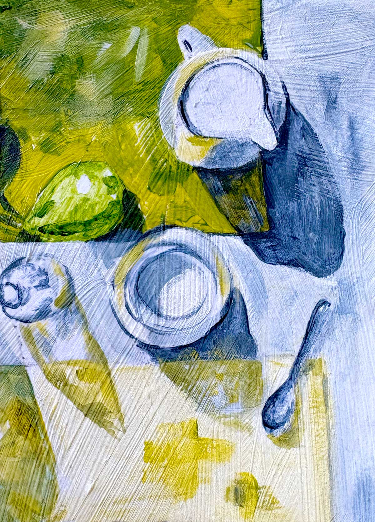 Tiny Treasure Pear Still Life Jess King Close Up Web