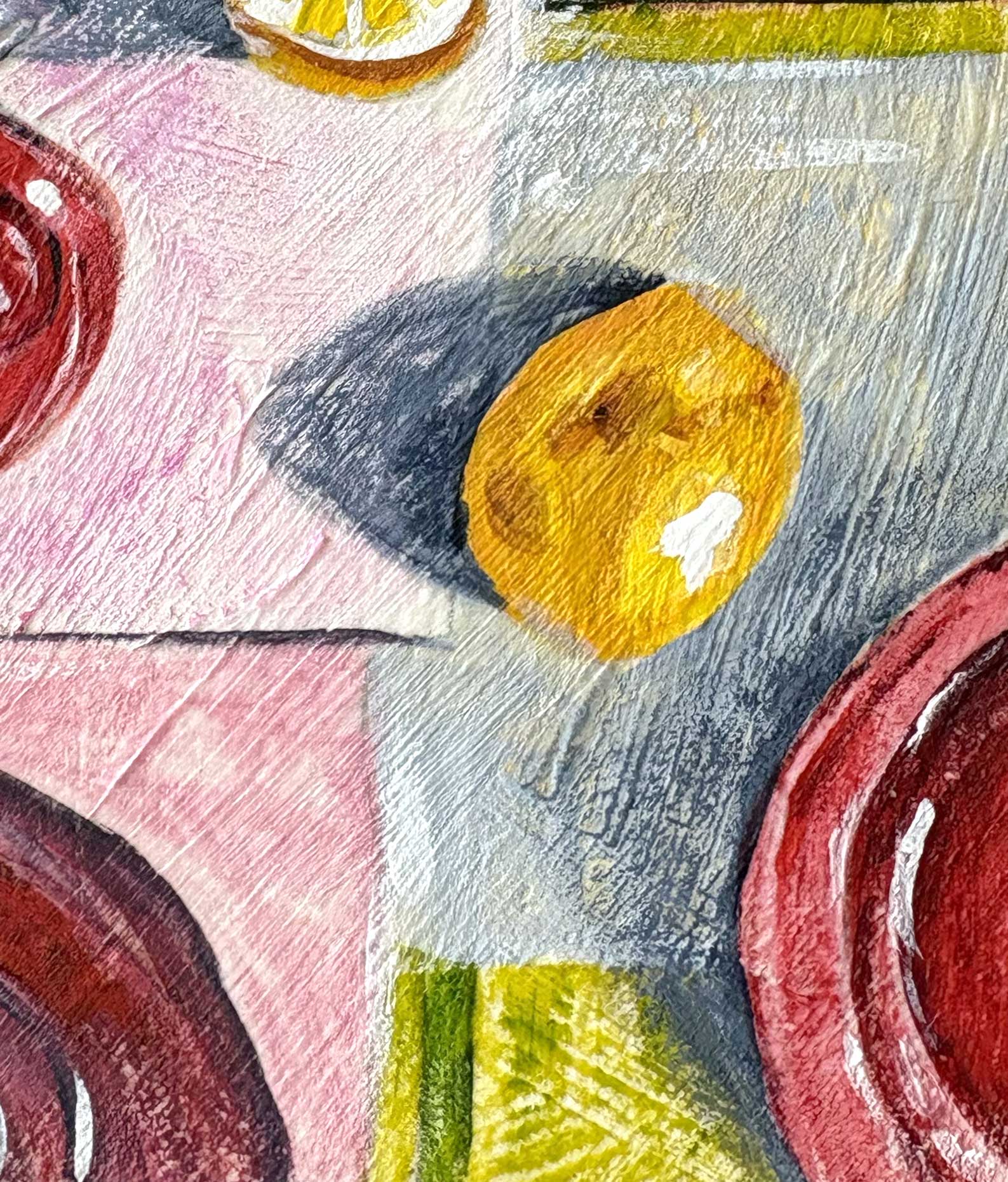 Tiny Treasure Red Vase Close Up Zoom