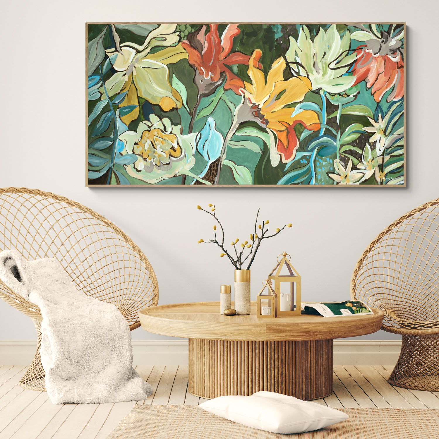 Australian Botanical Original Art Interior 1