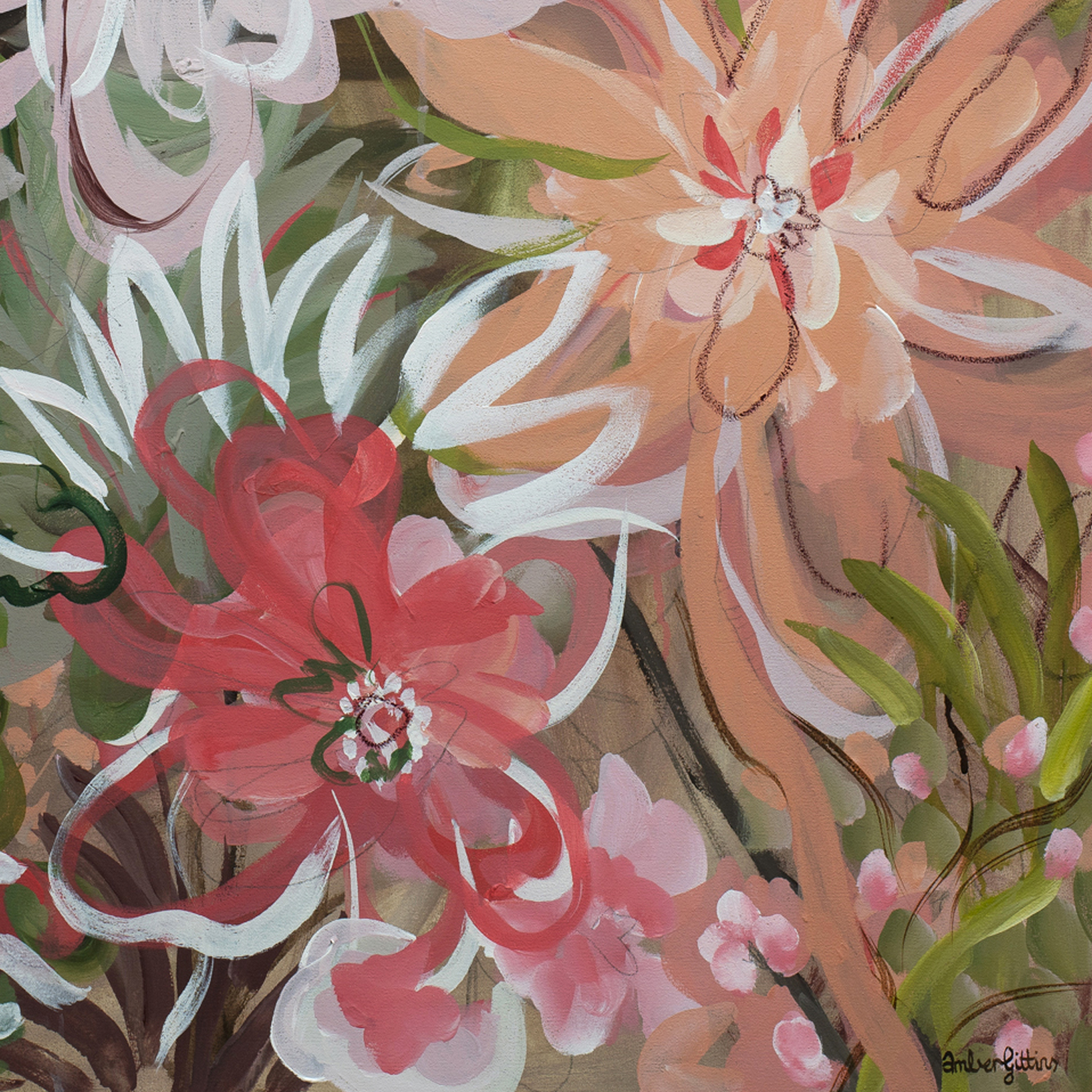 Natures Beauty Original Art By Amber Gittins Signature