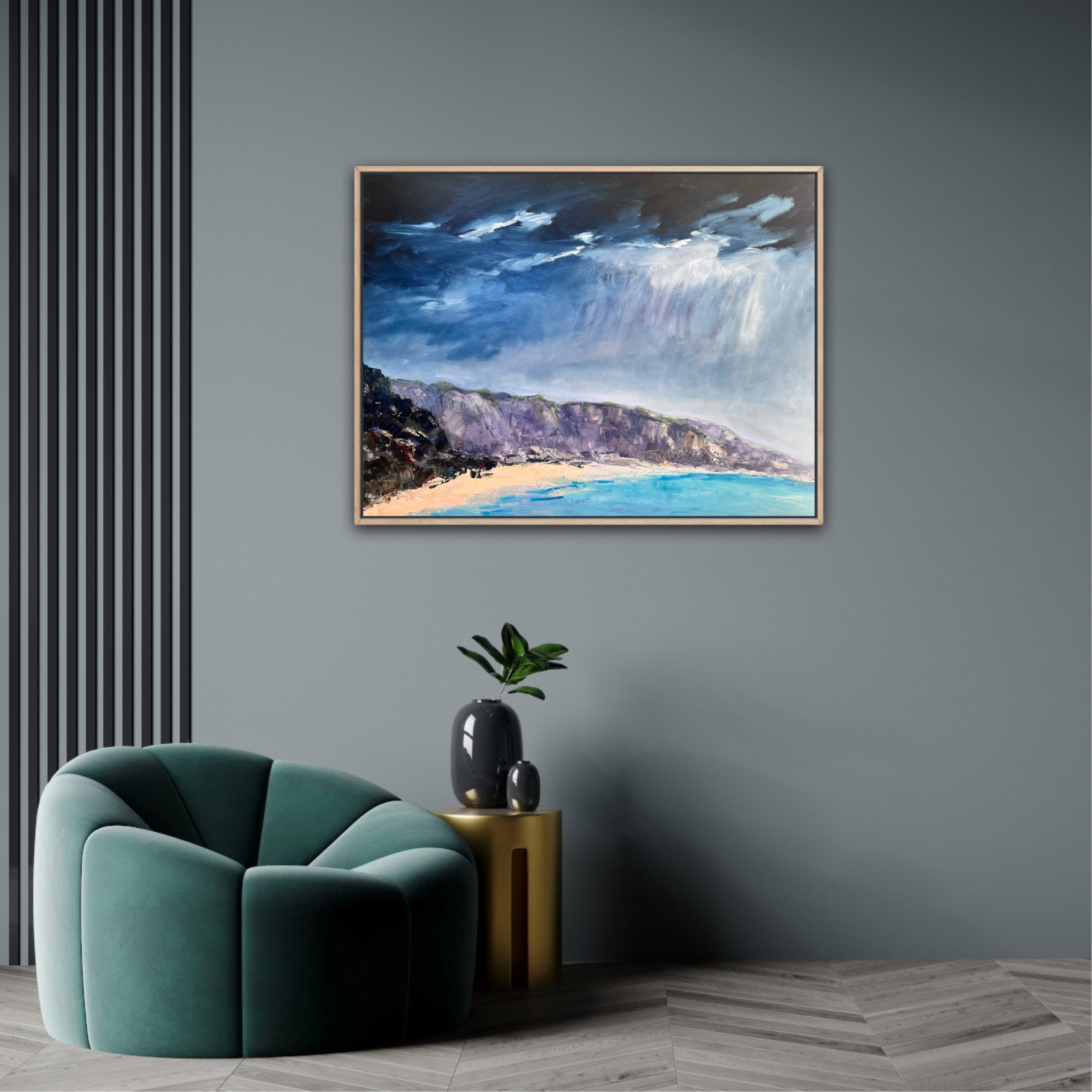 Stormy Night Wall View