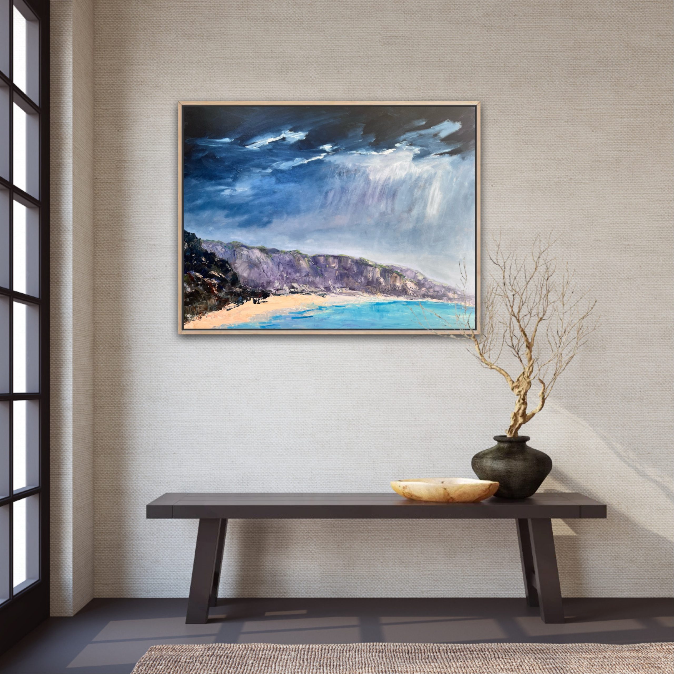 Stormy Night Wall View