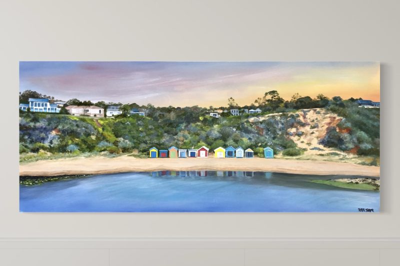 Ranelagh Beach boatsheds, Mt. Eliza, Victoria