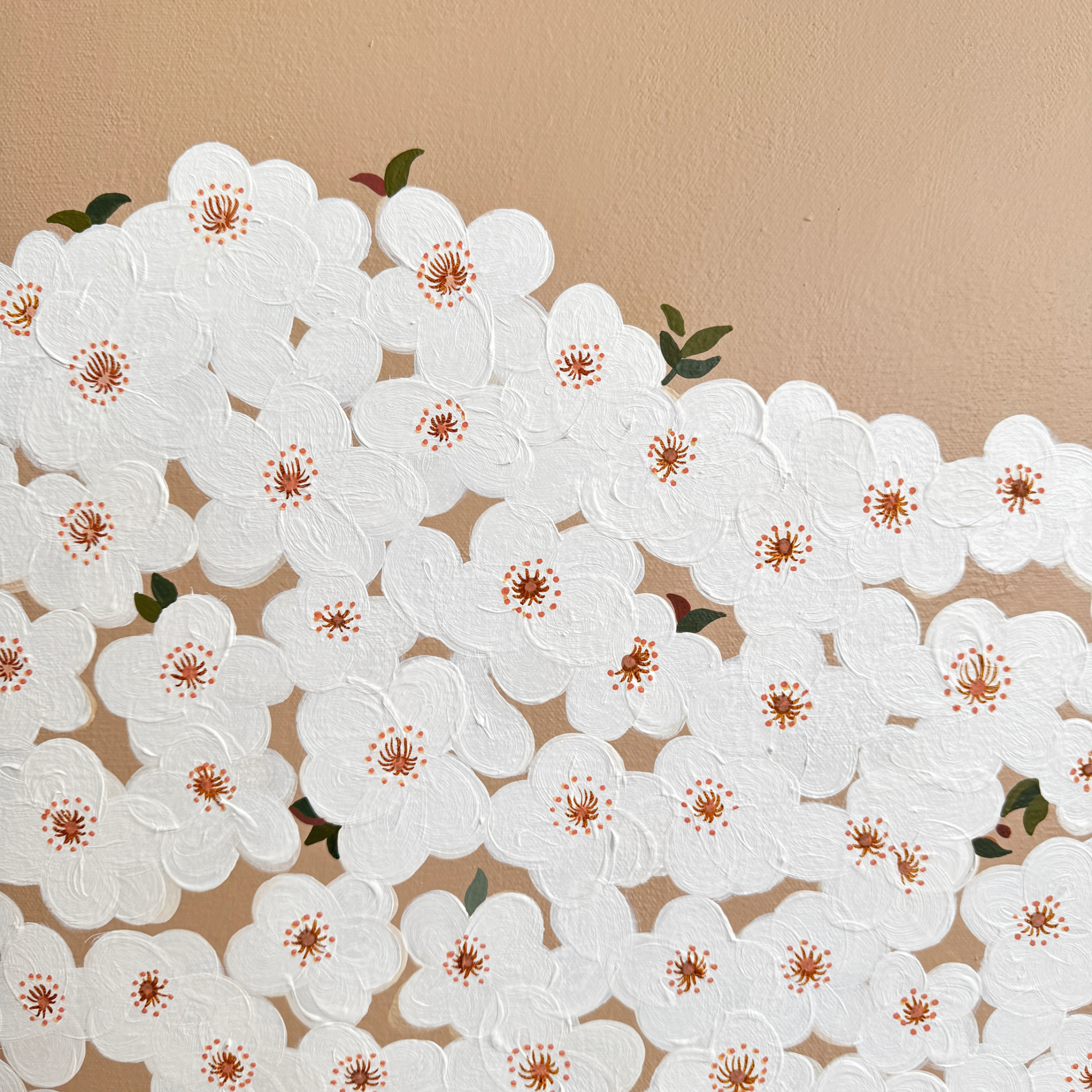 Min Ray Minimalist Flowers Interior Cherry Blossom No.1 Detail