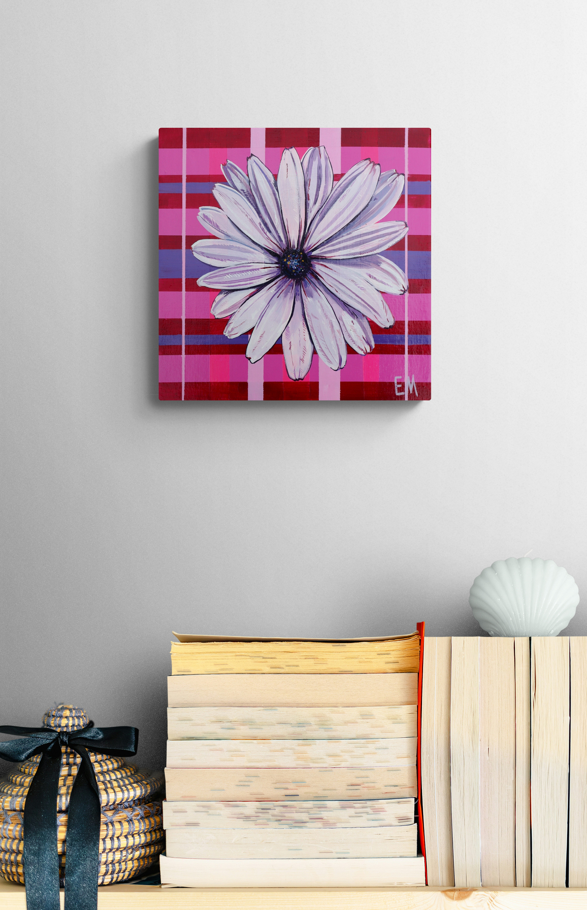 Close Up View Of Books On A Shelf