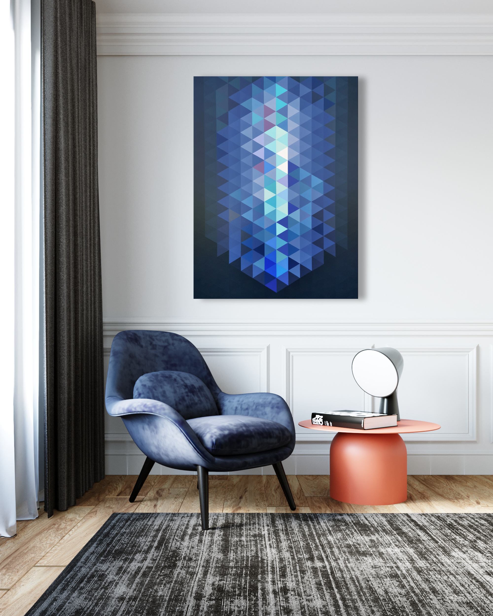 Min Ray In Search Of Lihgt 1 Geometric Abstaction Hard Edge Insitu 3