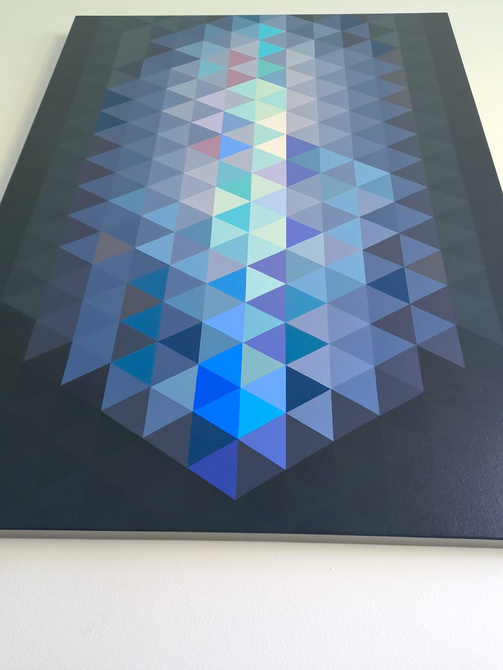 Min Ray In Search Of Lihgt 1 Geometric Abstaction Hard Edge Detail 2