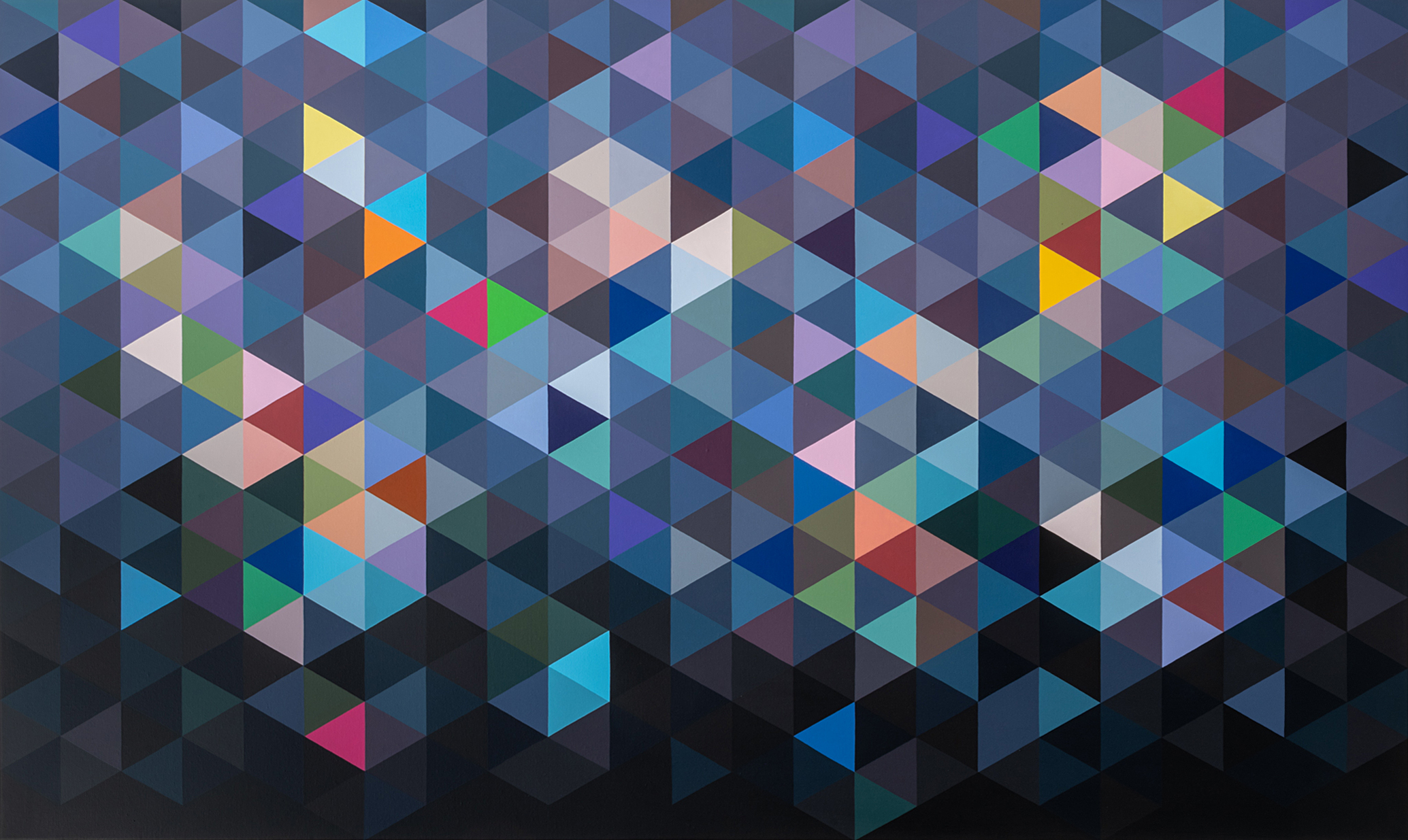 Min Ray In Search Of Light No.11 Geometric Abstraction