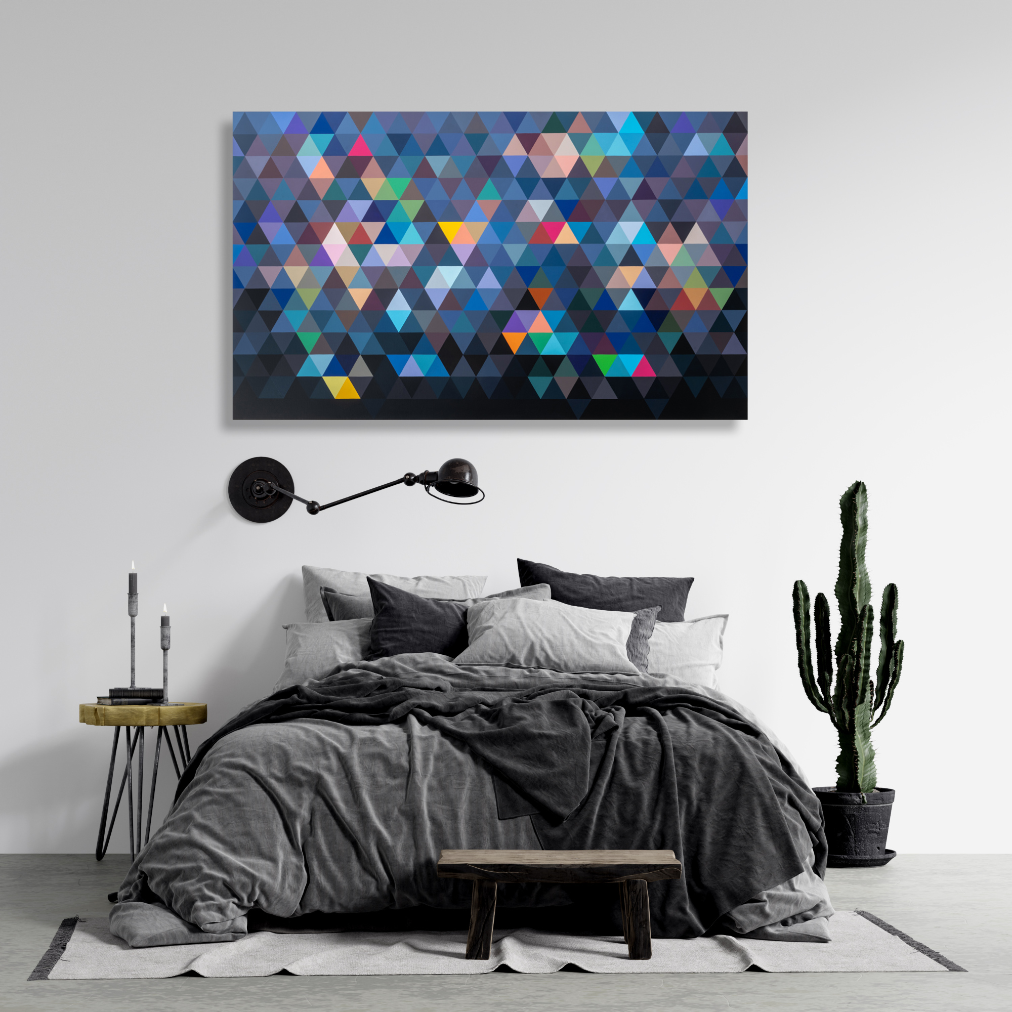 Min Ray In Search Of Light No.10 Geometric Abstraction Insitu 4