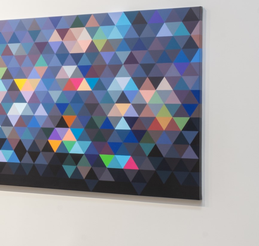 Min Ray In Search Of Light No.10 Geometric Abstraction Side