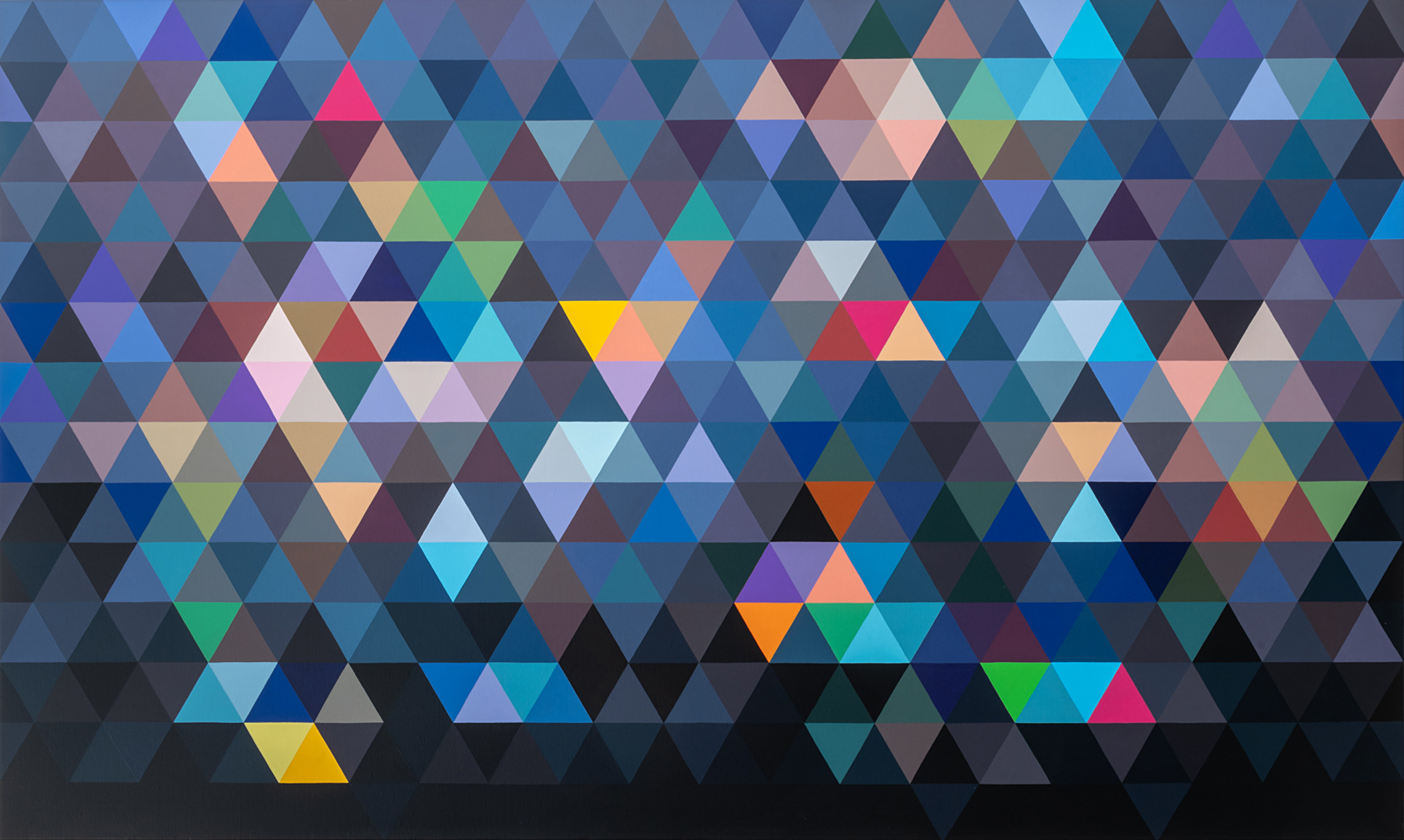 Min Ray In Search Of Light No.10 Geometric Abstraction