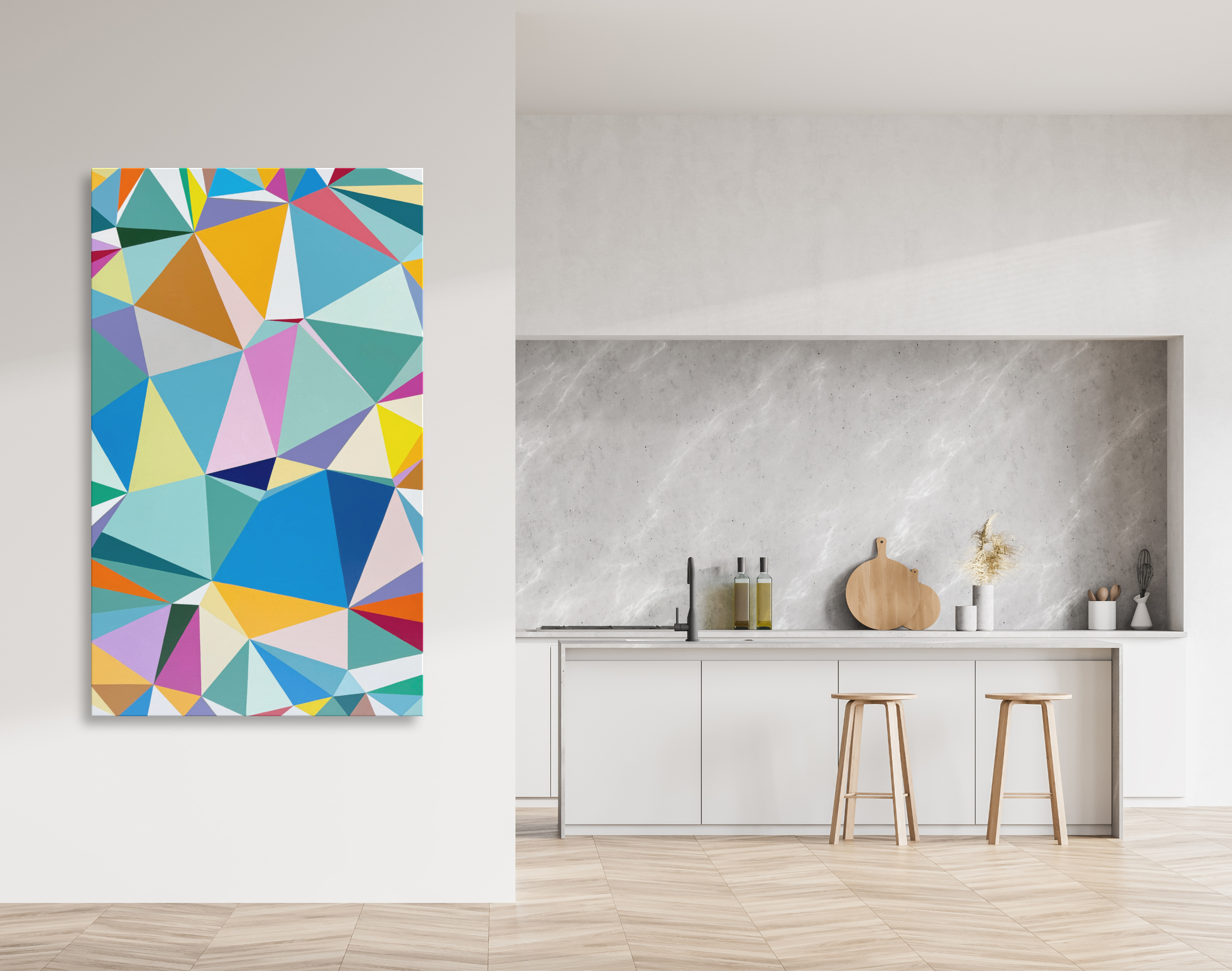 Modern,contemporary,design,kitchen,room,interior.,dining,island,with,two