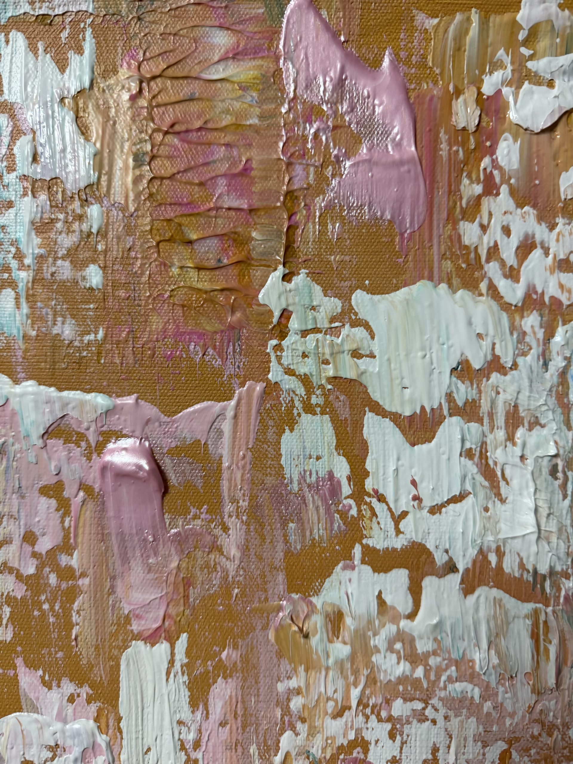 Close Up Metallic Pink Alanah Jarvis Art