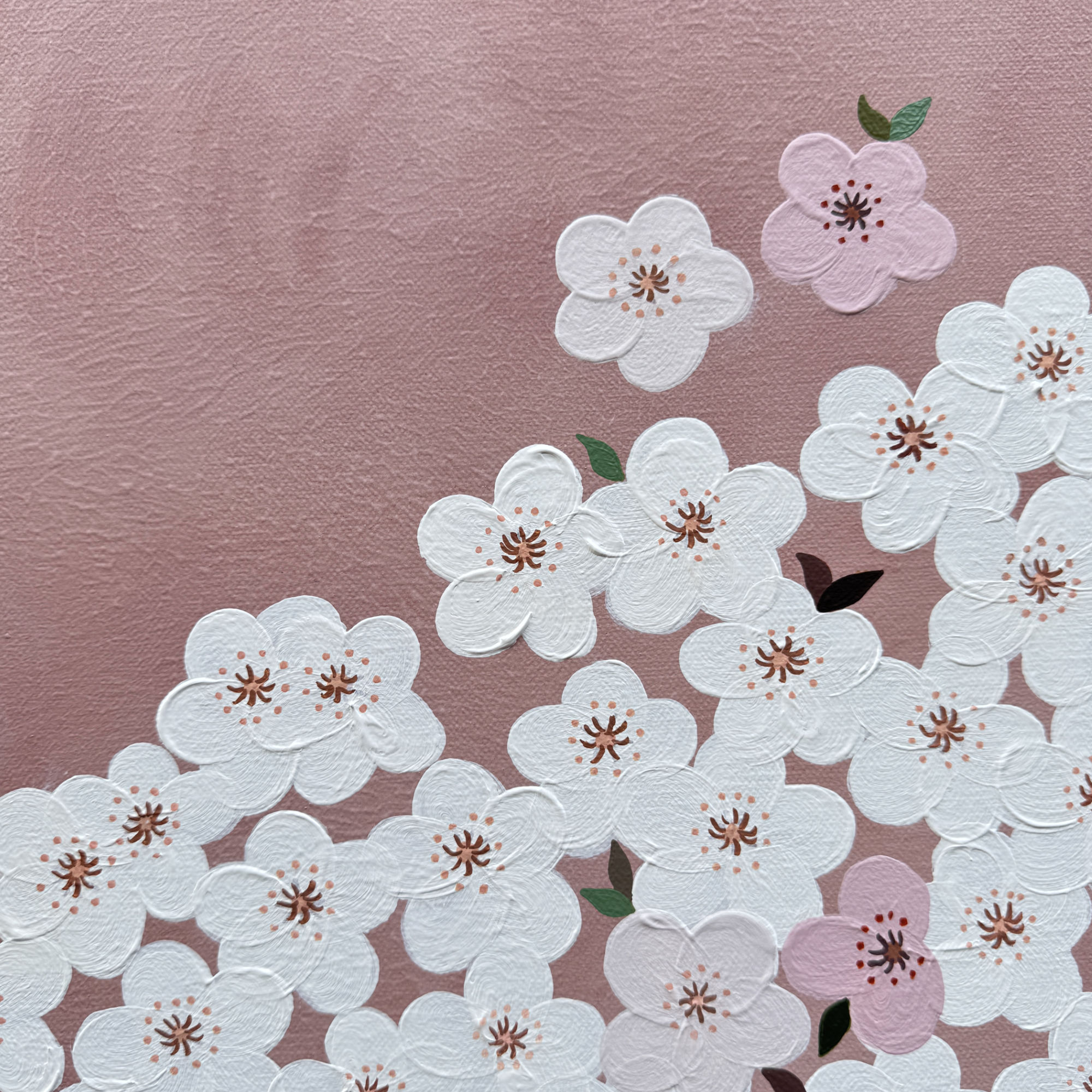 Min Ray Minimalist Flowers Interior Cherry Blossom 6 Detail