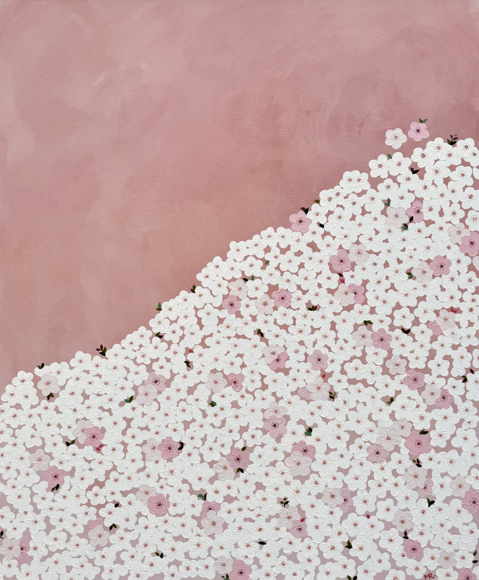 Min Ray Minimalist Flowers Interior Cherry Blossom 6 Full