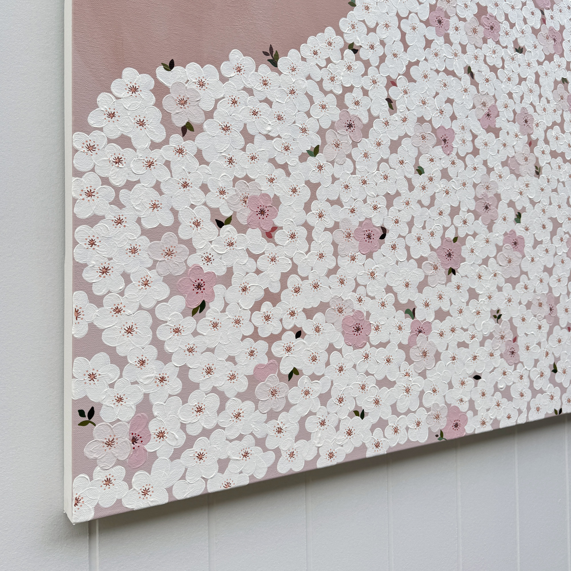 Min Ray Minimalist Flowers Interior Cherry Blossom 6 Side
