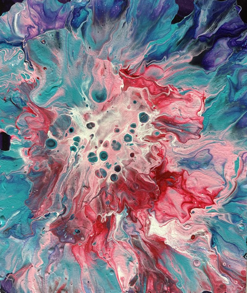 Wildflowers dancing in the wind