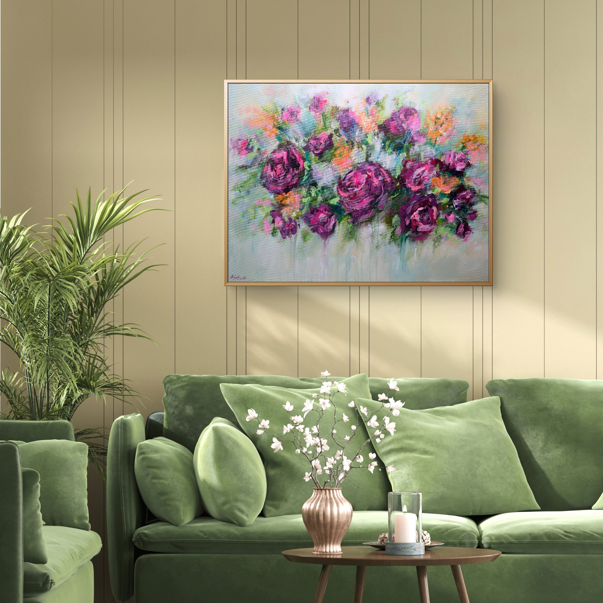 Rose Bloom Wall Art