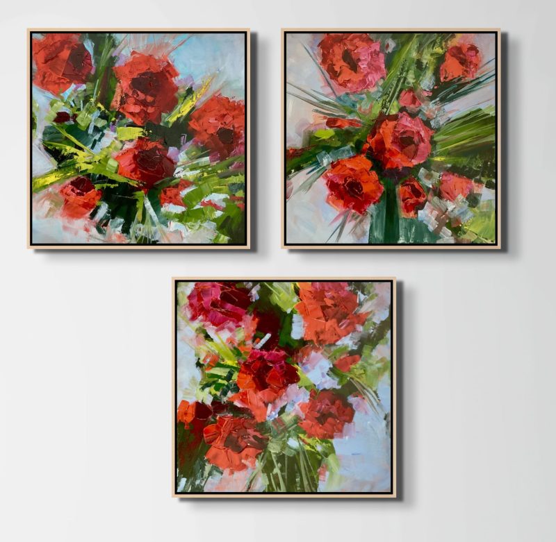 Lush Bunch Triptych