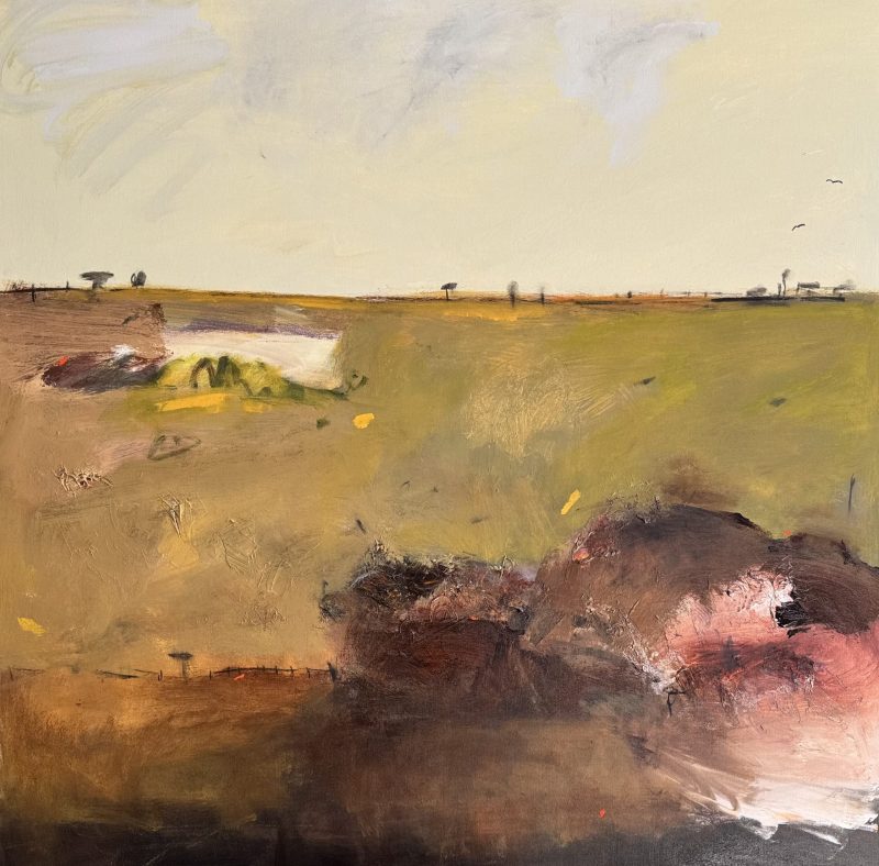 Countryside – Ochre and Stillness