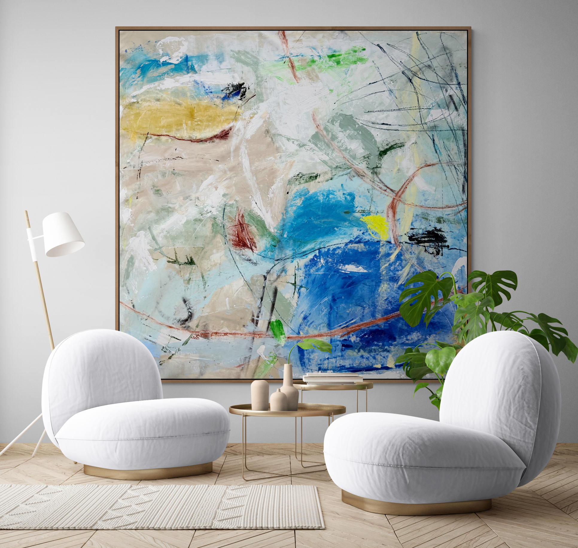 Modern Living Room With Comfy Chairs 7