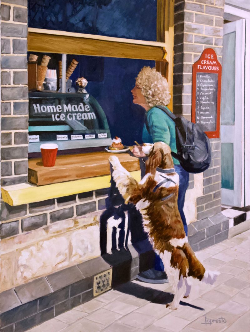 Waiting For Her Treat