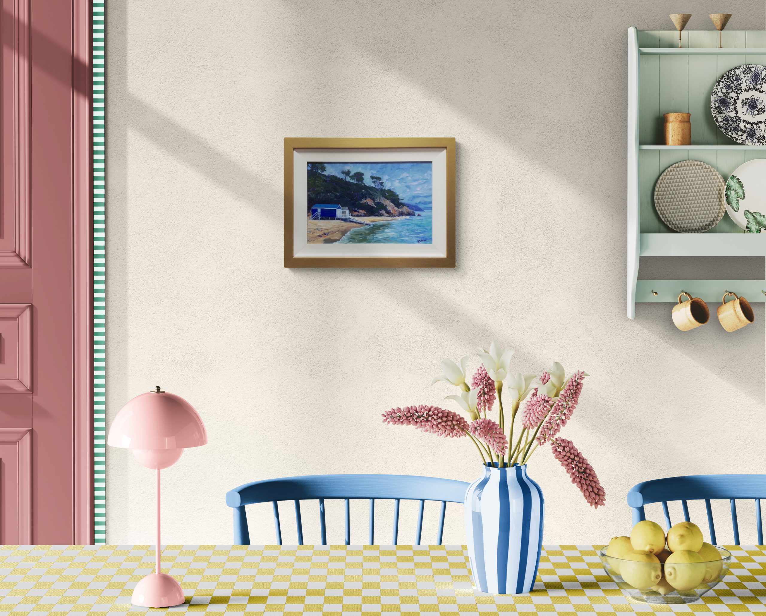 Colorful Farmhouse Style Dining Room (1)